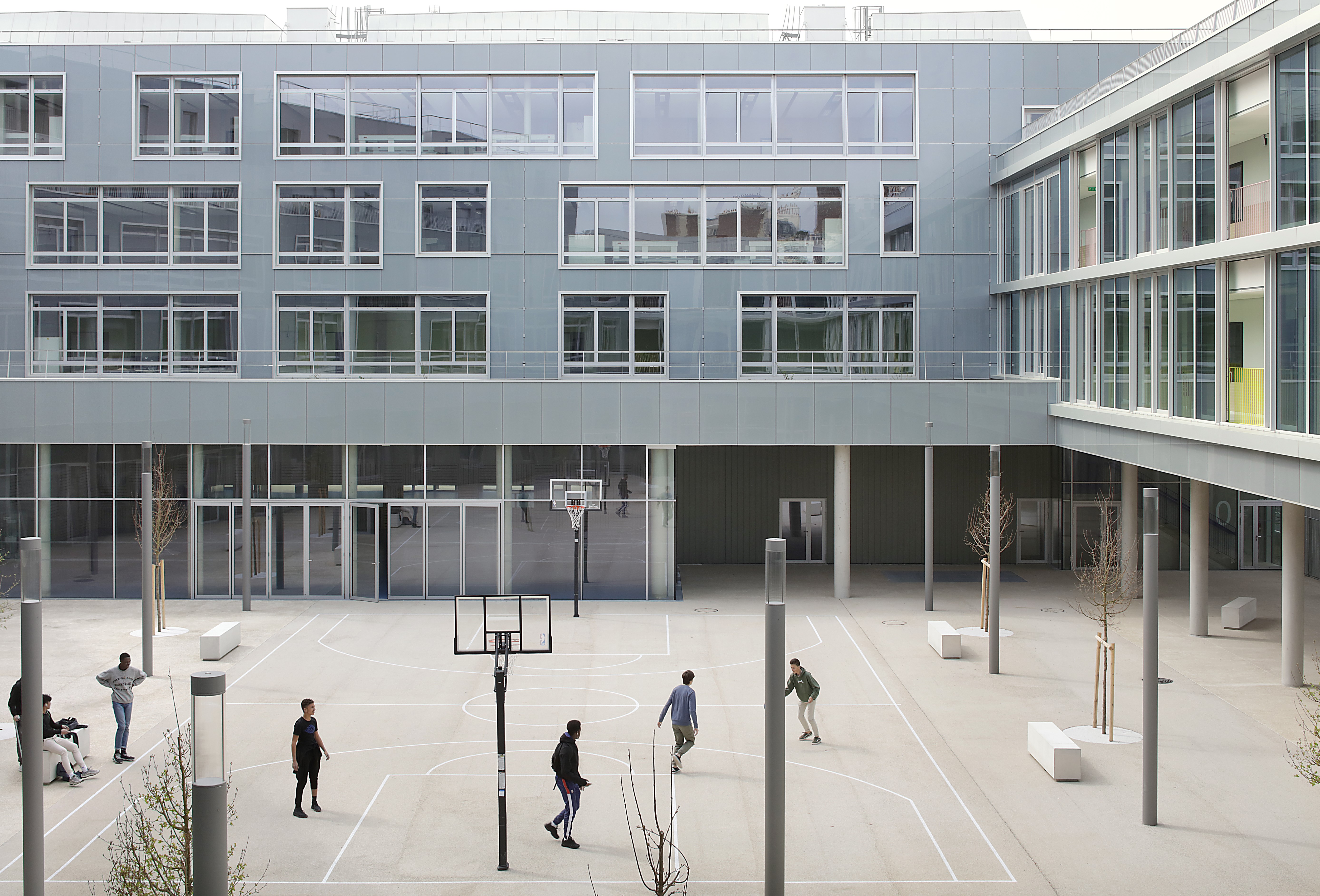 Lycée neuf de BoulogneBillancourt IDF Construction Durable